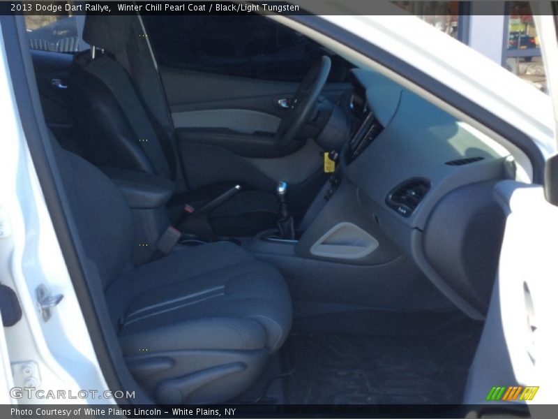 Winter Chill Pearl Coat / Black/Light Tungsten 2013 Dodge Dart Rallye
