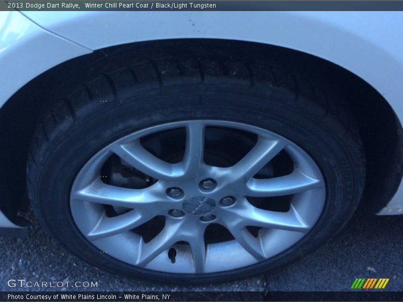 Winter Chill Pearl Coat / Black/Light Tungsten 2013 Dodge Dart Rallye