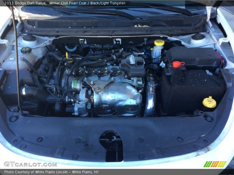 Winter Chill Pearl Coat / Black/Light Tungsten 2013 Dodge Dart Rallye