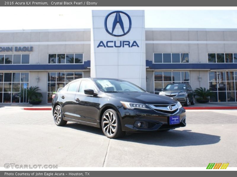 Crystal Black Pearl / Ebony 2016 Acura ILX Premium