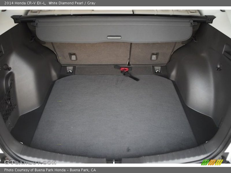 White Diamond Pearl / Gray 2014 Honda CR-V EX-L