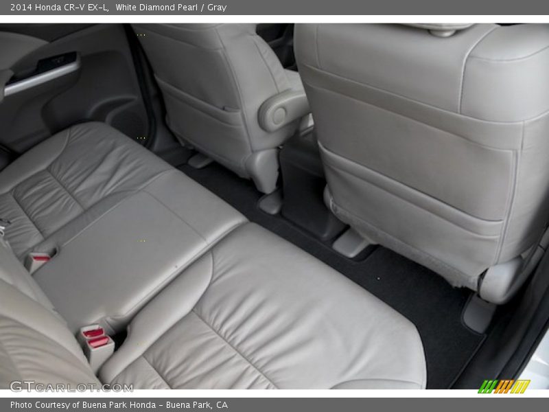 White Diamond Pearl / Gray 2014 Honda CR-V EX-L