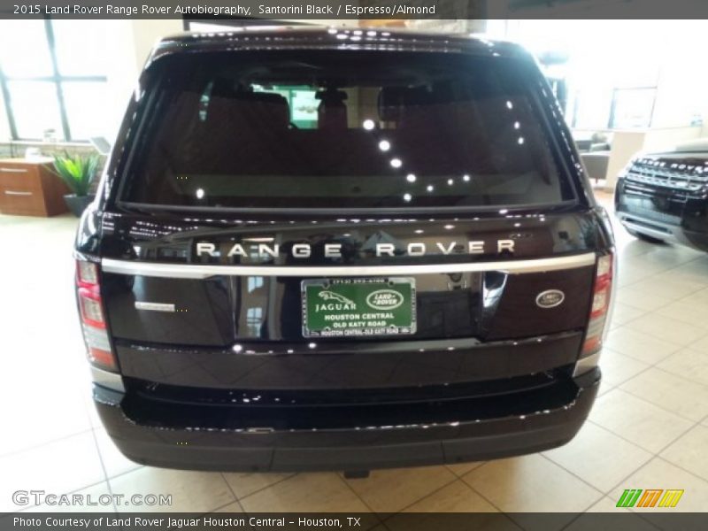 Santorini Black / Espresso/Almond 2015 Land Rover Range Rover Autobiography