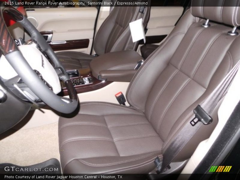 Front Seat of 2015 Range Rover Autobiography