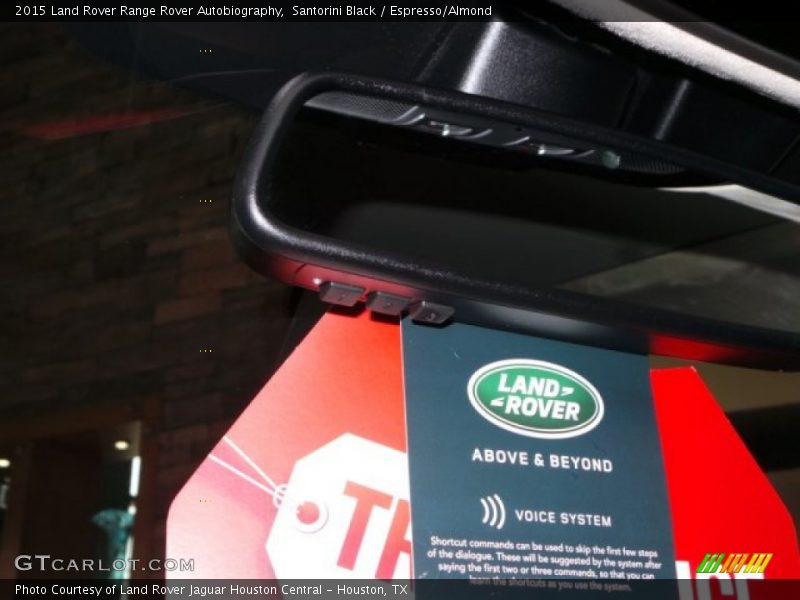 Santorini Black / Espresso/Almond 2015 Land Rover Range Rover Autobiography