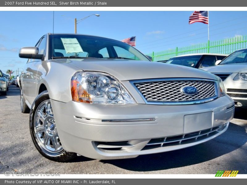Silver Birch Metallic / Shale 2007 Ford Five Hundred SEL