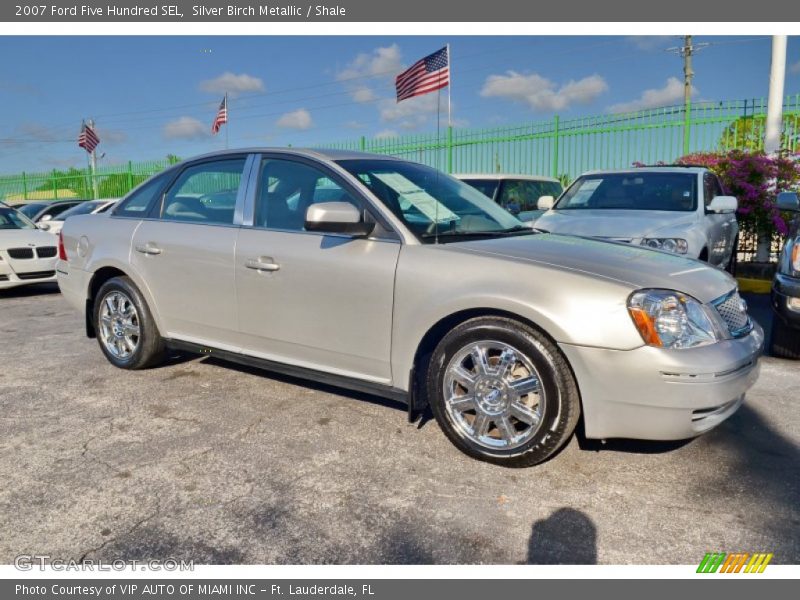 Silver Birch Metallic / Shale 2007 Ford Five Hundred SEL