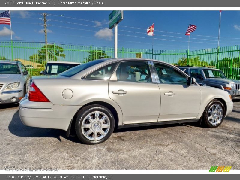 Silver Birch Metallic / Shale 2007 Ford Five Hundred SEL