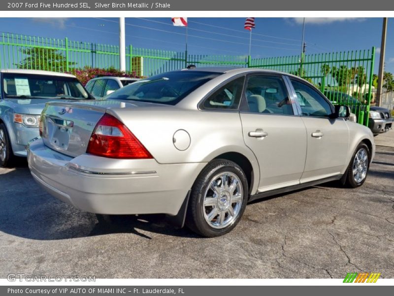 Silver Birch Metallic / Shale 2007 Ford Five Hundred SEL