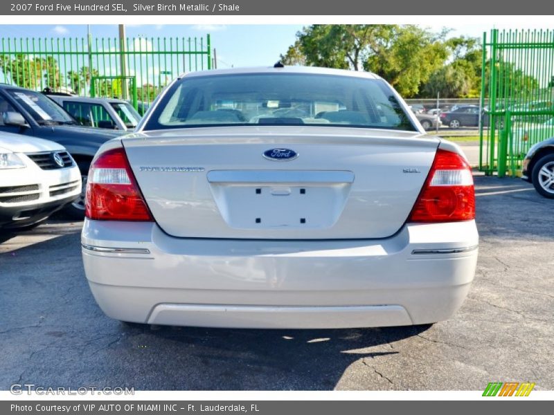Silver Birch Metallic / Shale 2007 Ford Five Hundred SEL