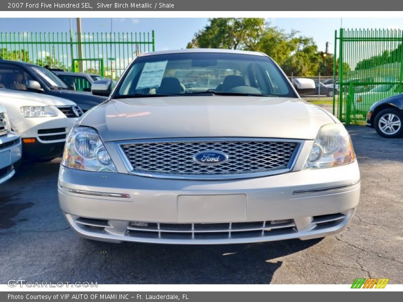 Silver Birch Metallic / Shale 2007 Ford Five Hundred SEL