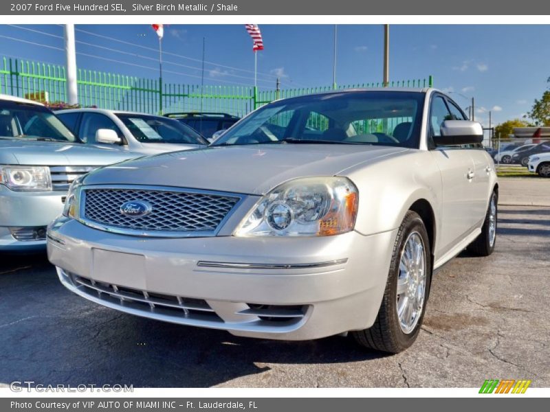 Silver Birch Metallic / Shale 2007 Ford Five Hundred SEL