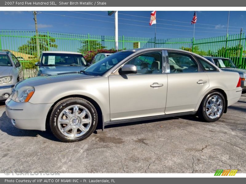 Silver Birch Metallic / Shale 2007 Ford Five Hundred SEL