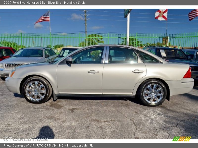 Silver Birch Metallic / Shale 2007 Ford Five Hundred SEL