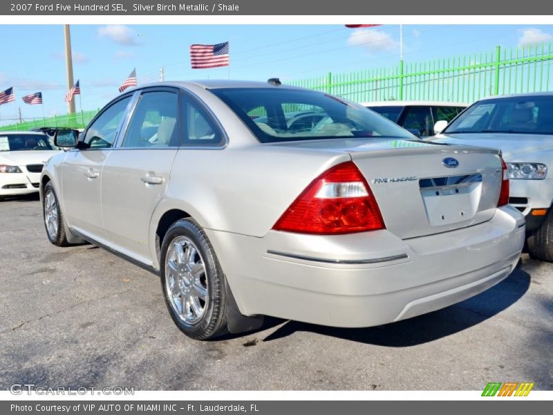 Silver Birch Metallic / Shale 2007 Ford Five Hundred SEL