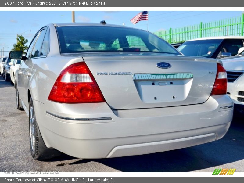 Silver Birch Metallic / Shale 2007 Ford Five Hundred SEL