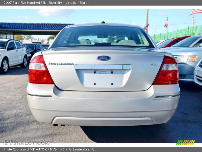 Silver Birch Metallic / Shale 2007 Ford Five Hundred SEL