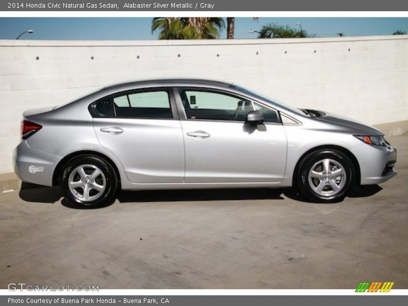  2014 Civic Natural Gas Sedan Alabaster Silver Metallic