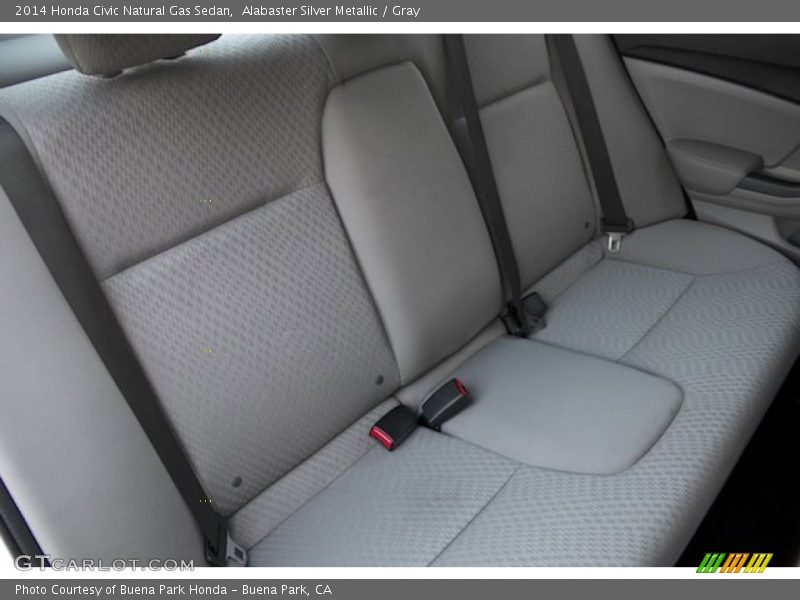 Alabaster Silver Metallic / Gray 2014 Honda Civic Natural Gas Sedan