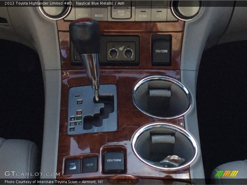 Nautical Blue Metallic / Ash 2013 Toyota Highlander Limited 4WD