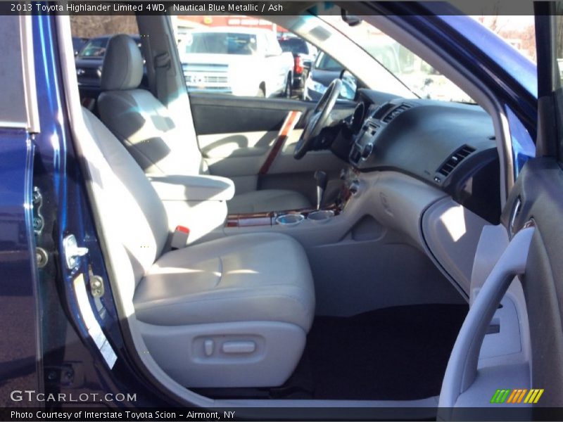 Nautical Blue Metallic / Ash 2013 Toyota Highlander Limited 4WD