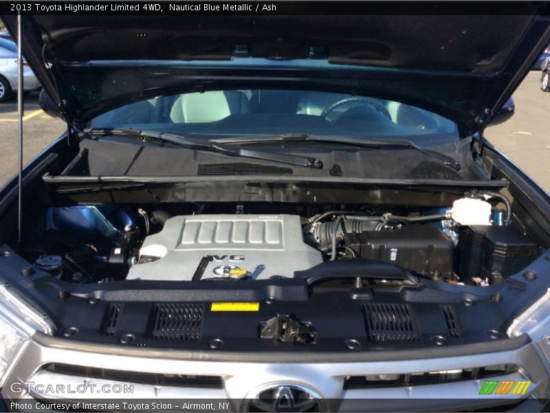 Nautical Blue Metallic / Ash 2013 Toyota Highlander Limited 4WD