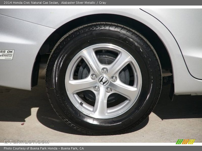  2014 Civic Natural Gas Sedan Wheel