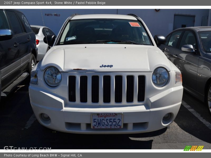 Stone White / Pastel Pebble Beige 2007 Jeep Compass Sport 4x4