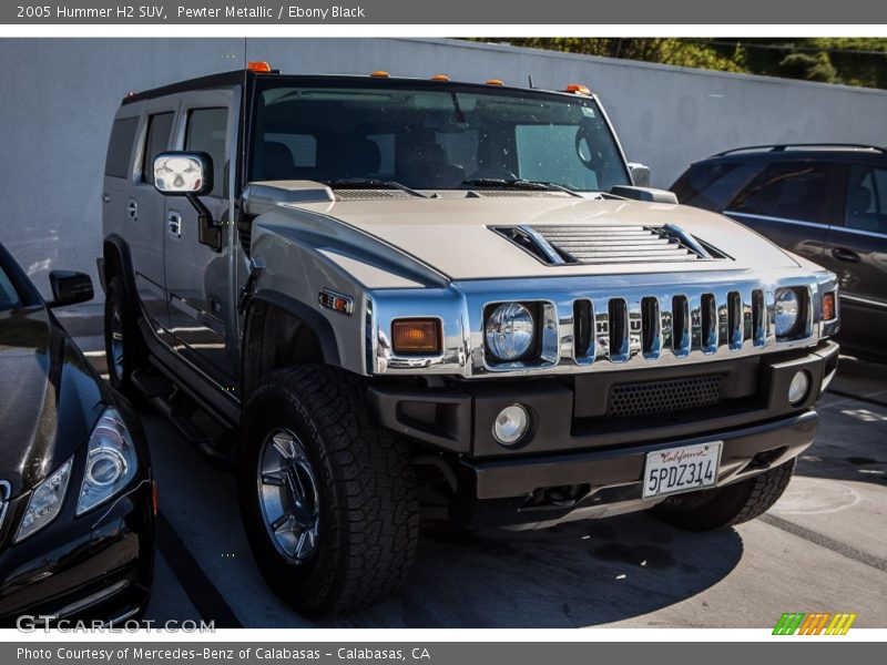 Pewter Metallic / Ebony Black 2005 Hummer H2 SUV