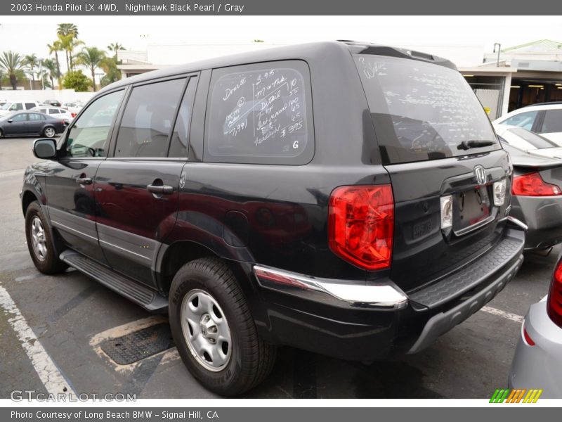 Nighthawk Black Pearl / Gray 2003 Honda Pilot LX 4WD