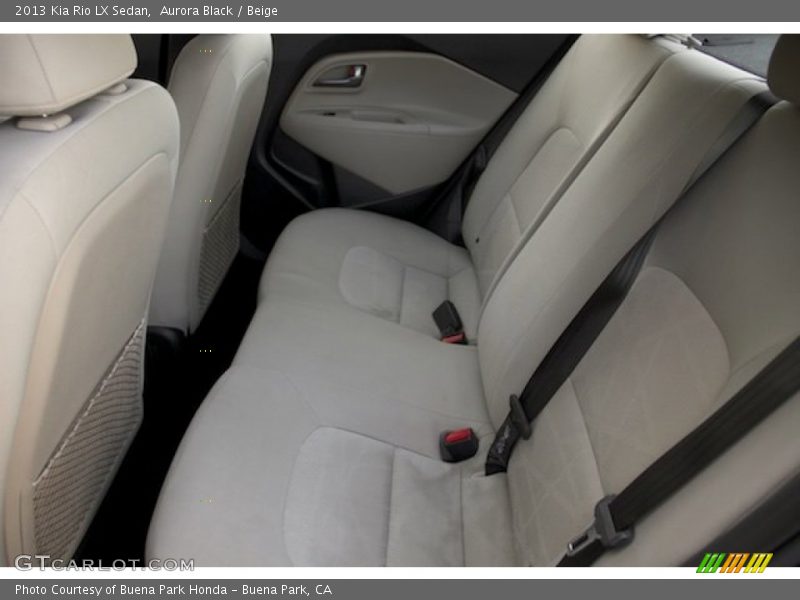Aurora Black / Beige 2013 Kia Rio LX Sedan