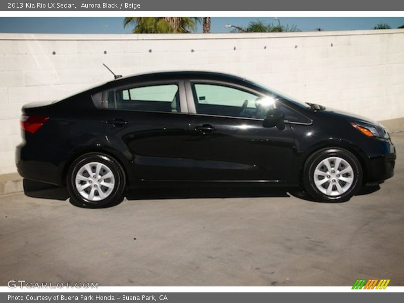 Aurora Black / Beige 2013 Kia Rio LX Sedan