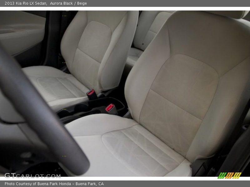 Aurora Black / Beige 2013 Kia Rio LX Sedan