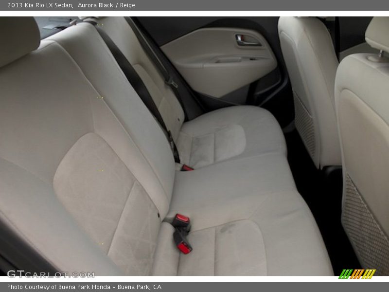 Aurora Black / Beige 2013 Kia Rio LX Sedan