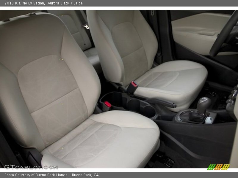 Aurora Black / Beige 2013 Kia Rio LX Sedan