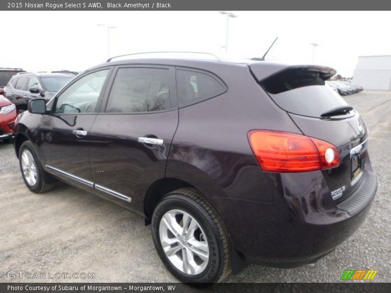 Black Amethyst / Black 2015 Nissan Rogue Select S AWD