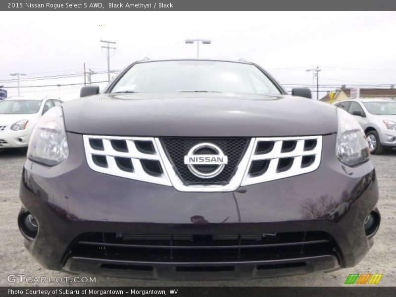 Black Amethyst / Black 2015 Nissan Rogue Select S AWD