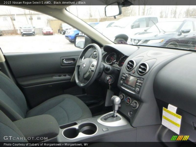 Black Amethyst / Black 2015 Nissan Rogue Select S AWD