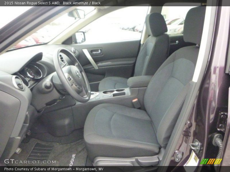 Black Amethyst / Black 2015 Nissan Rogue Select S AWD