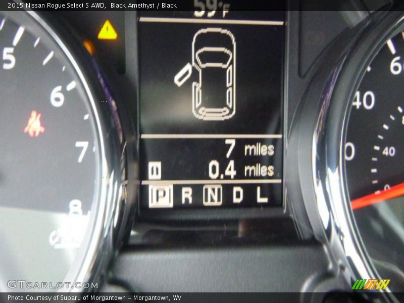 Black Amethyst / Black 2015 Nissan Rogue Select S AWD
