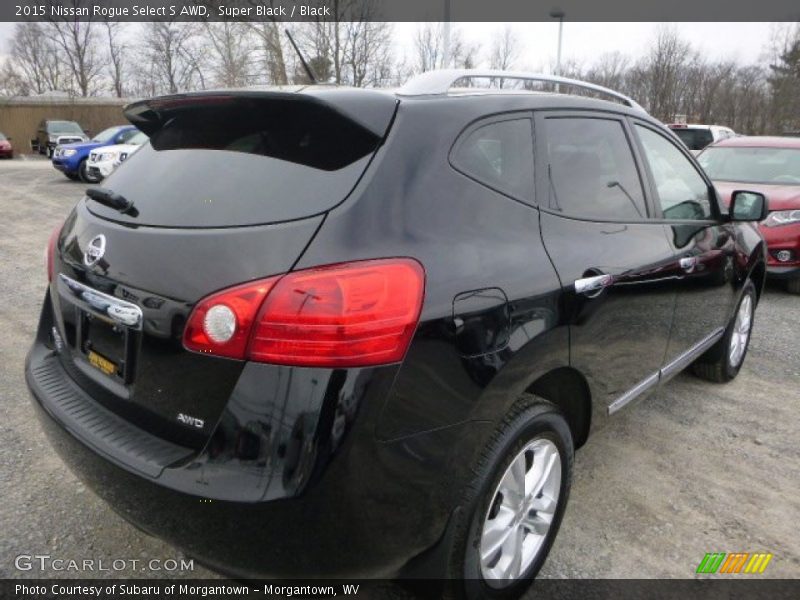 Super Black / Black 2015 Nissan Rogue Select S AWD