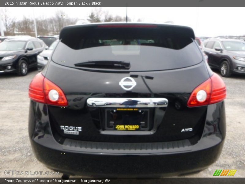 Super Black / Black 2015 Nissan Rogue Select S AWD
