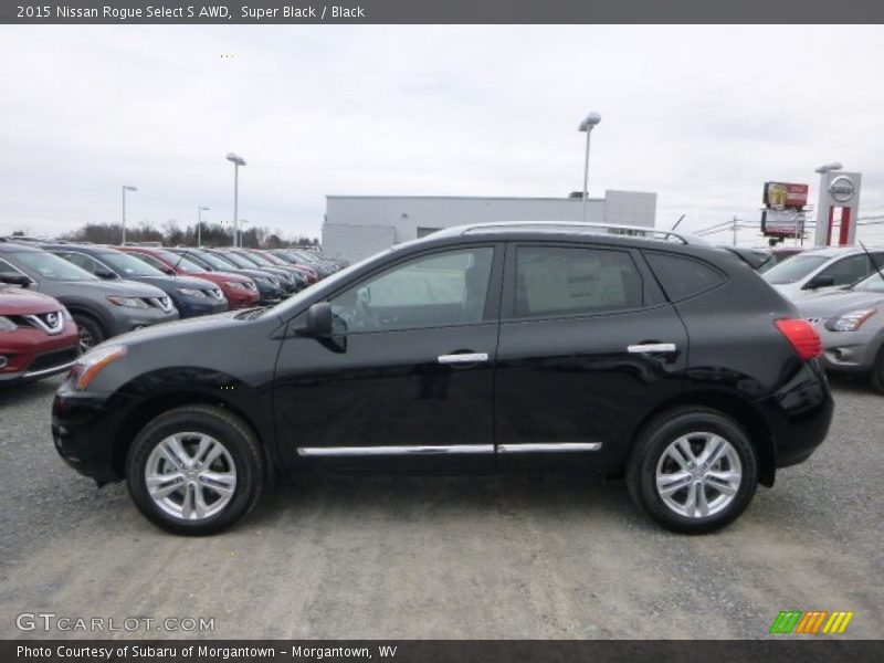 Super Black / Black 2015 Nissan Rogue Select S AWD