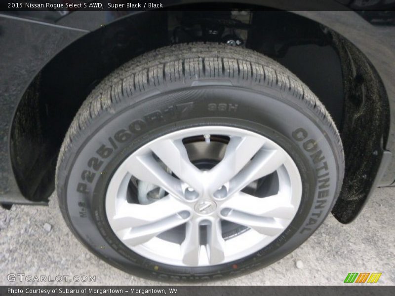 Super Black / Black 2015 Nissan Rogue Select S AWD