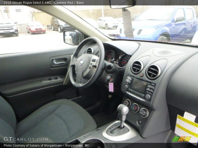 Cayenne Red / Black 2015 Nissan Rogue Select S AWD