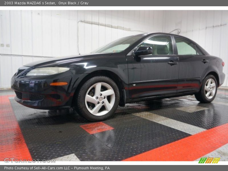 Onyx Black / Gray 2003 Mazda MAZDA6 s Sedan