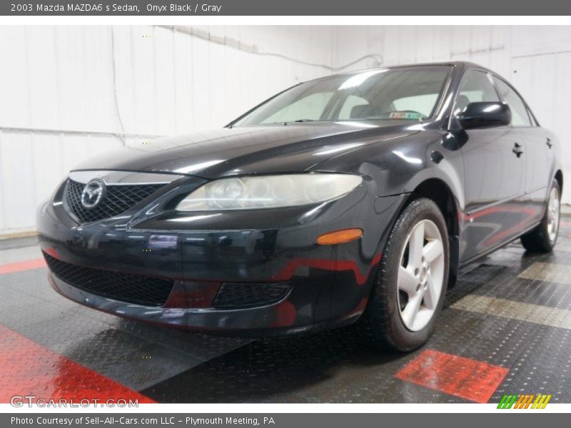 Onyx Black / Gray 2003 Mazda MAZDA6 s Sedan