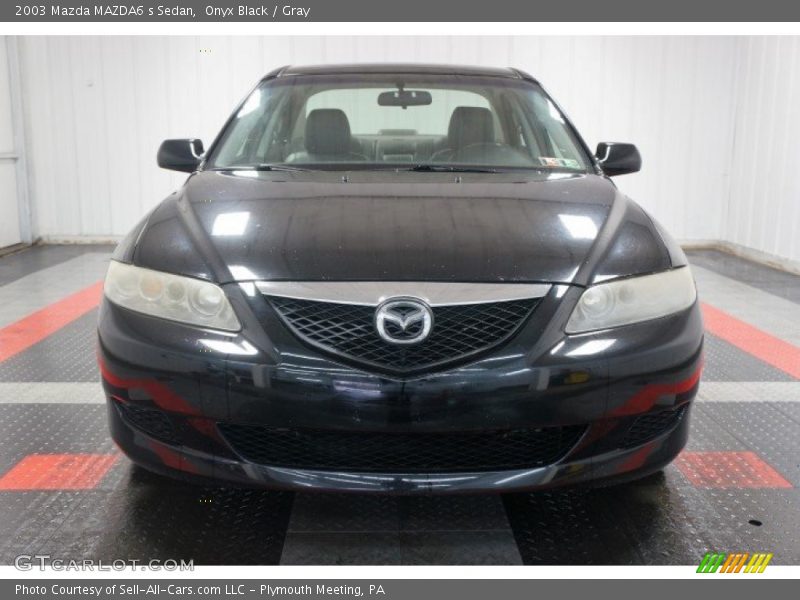 Onyx Black / Gray 2003 Mazda MAZDA6 s Sedan