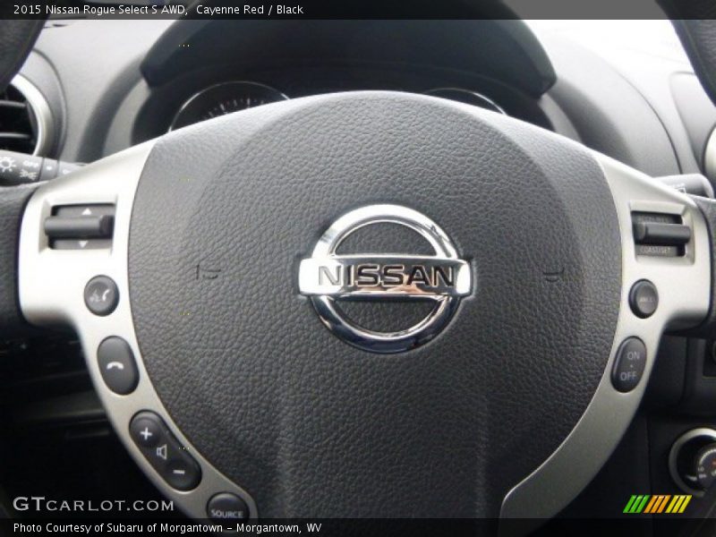Cayenne Red / Black 2015 Nissan Rogue Select S AWD