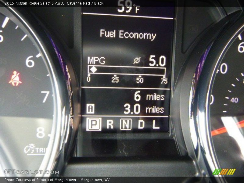 Cayenne Red / Black 2015 Nissan Rogue Select S AWD